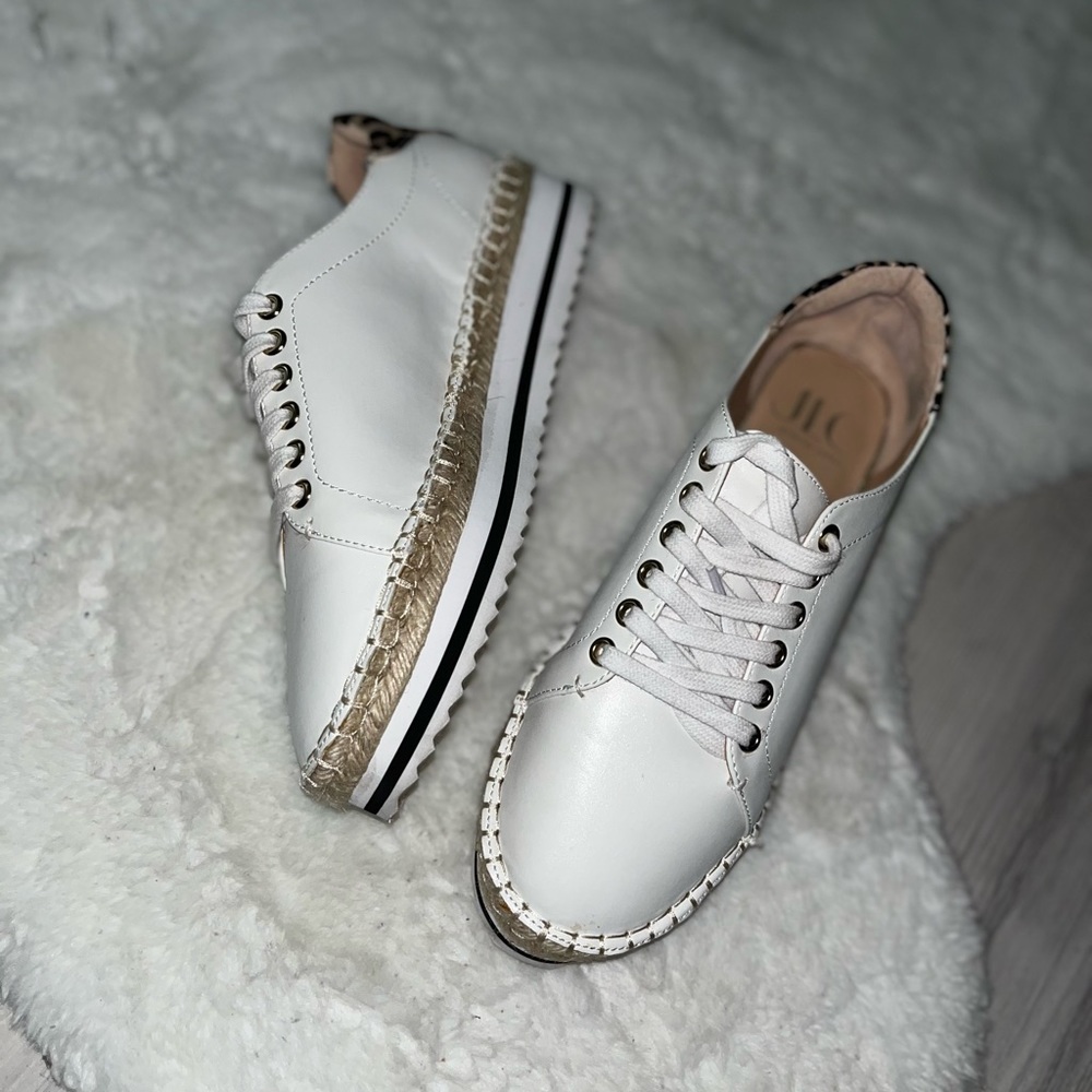 White loafers